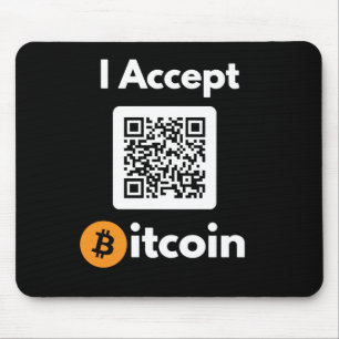 Stilvolles Bitcoin - Btc crypto Mousepad