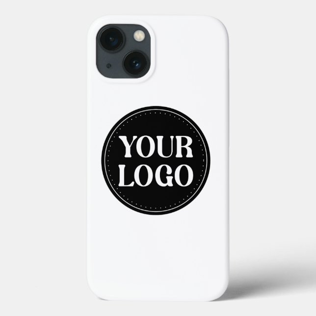 Stilvolles Black QR Code Design | Elegant Brand Case-Mate iPhone Hülle (Rückseite)
