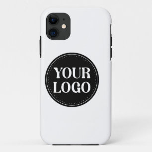 Stilvolles Black QR Code Design   Elegant Brand Case-Mate iPhone Hülle