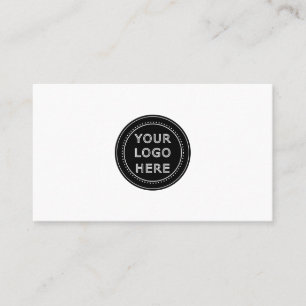 Stilvolles Black QR Code Design   Elegant Brand Visitenkarte