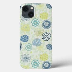 Stilvolles Blumenmuster mit niedlichen Blume Case-Mate iPhone Hülle