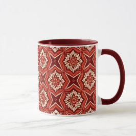 Stilvolles Boho Chic Floral Pattern Tasse