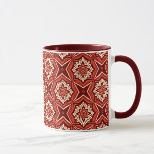 Stilvolles Boho Chic Floral Pattern Tasse