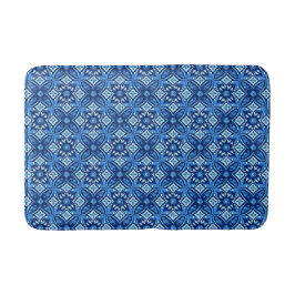 Stilvolles Boho Geometric Floral Pattern Badematte