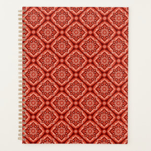 Stilvolles Boho Geometric Floral Pattern Planer