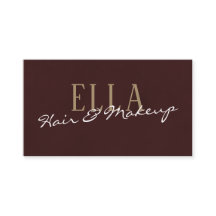 Stilvolles Burgundy Watercolor Haare Makeup