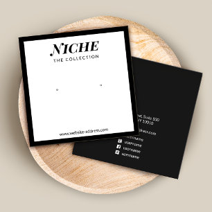 Stilvolles Chic Modern White Earring Juwelier Disp