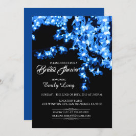 Stilvolles chinesisches Cherry Blossom Light Braut Einladung