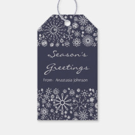 Stilvolles cooles festliches geschenkanhänger