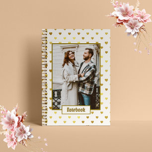 Stilvolles Couple Foto Notebook Notizbuch