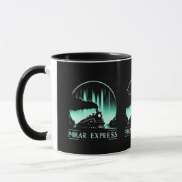 Stilvolles Design des Polar Express Züges Tasse