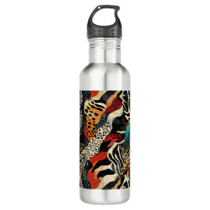 Stilvolles Design für Animal Print Fusion Edelstahlflasche