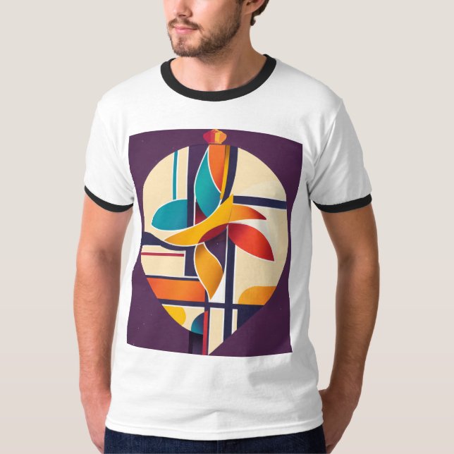 Stilvolles Design-Hemd T-Shirt (Vorderseite)