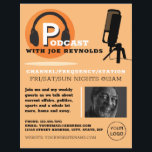 Stilvolles Design, Podcaster, Podcast-Werbung Flyer<br><div class="desc">Stilvolles Design,  Podcaster,  Podcast Werbung Flyer durch den Business Card Store.</div>