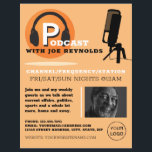Stilvolles Design, Podcaster, Podcast-Werbung Flyer<br><div class="desc">Stilvolles Design,  Podcaster,  Podcast Werbung Flyer durch den Business Card Store.</div>