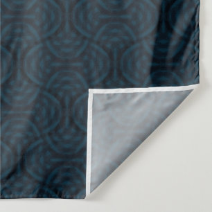 Stilvolles dunkelblau im Art Deco Stil. Wandteppich