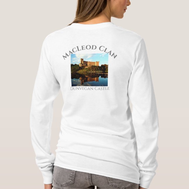 Stilvolles Dunvegan Castle - MacLeod Clan T-Shirt (Rückseite)