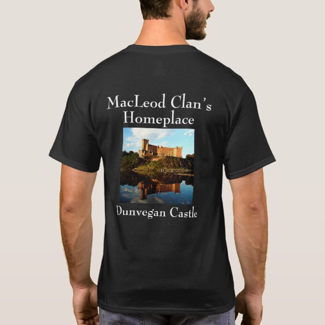 Stilvolles Dunvegan Castle - Scottish MacLeod Clan T-Shirt (Rückseite)