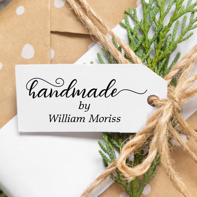 Stilvolles, einfaches Skript, handgemacht von der  Geschenkanhänger (Von Creator hochgeladen)