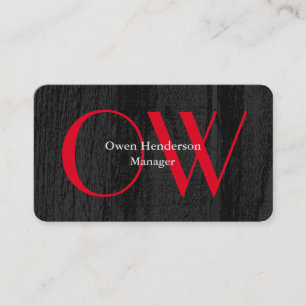 Stilvolles, einzigartiges graues Holz mit feinem, Visitenkarte