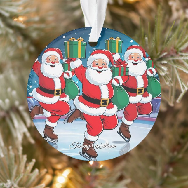 Stilvolles Elegantes Modernes Einfaches Retro Vint Ornament (Baum)