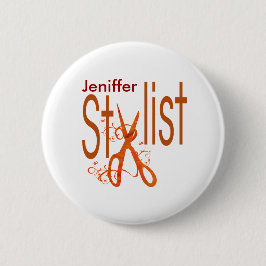 Stilvolles elegantes Stylist-Design Button