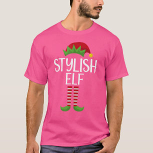 Stilvolles Elf Family Matching Group Weihnachtsfes T-Shirt