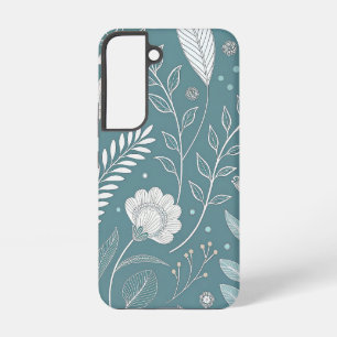 Stilvolles florales Abstrakt Samsung Galaxy Hülle