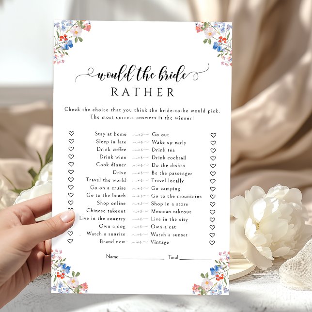 Stilvolles Florales Würde-Sie-Eher-Brautabschiedss (Von Creator hochgeladen)