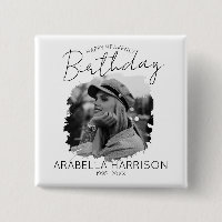 Stilvolles Foto Birthday Memorial
