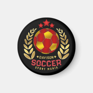 Stilvolles Fußball-Logo Für Erwachsene Magnet