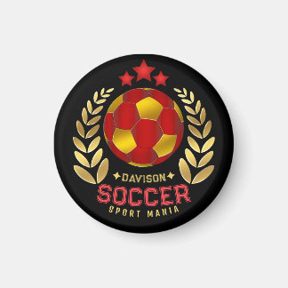 Stilvolles Fußball-Logo | Für Erwachsene Magnet