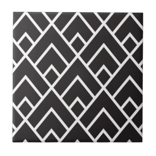 Stilvolles geometrisches Diamantgittermuster Fliese