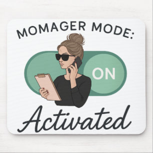 Stilvolles Geschenk für Boss-Mamas Mousepad