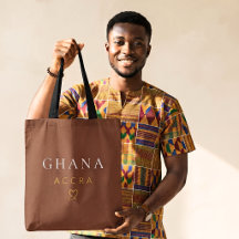 Stilvolles Ghana Accra Monogramm-Design - Westafri