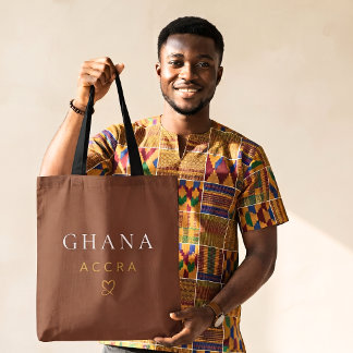 Stilvolles Ghana Accra Monogramm-Design - Westafri