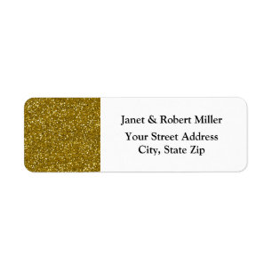 Stilvolles Glitzer-Gold