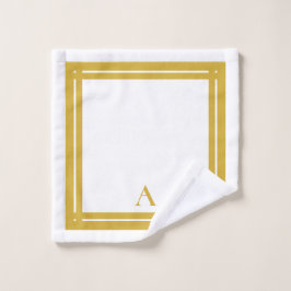 Stilvolles Gold Personalisiert Hotel Athletic Badhandtuch Set