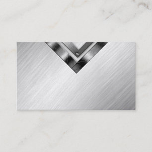 Stilvolles Goldberufliche Metallgeschäfts-Karten Visitenkarte