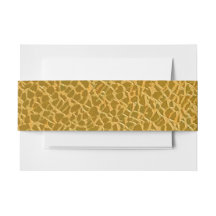 Stilvolles goldenes texturiertes Bauchband für Ein