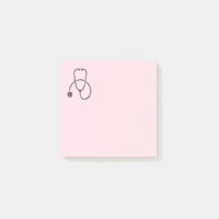 Stilvolles Gray Stethoscope auf Pastel Pink