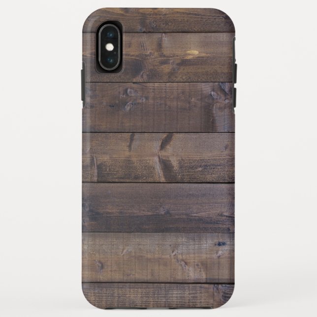 Stilvolles hölzernes Muster - Natur-hölzerne Case-Mate iPhone Hülle (Rückseite)