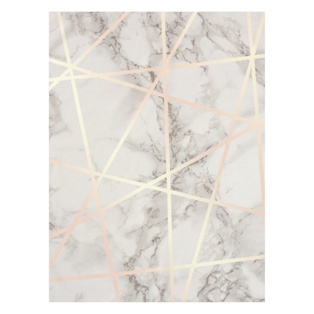 Stilvolles hübsches Küken-Rosengold u. weißer Tischdecke (Vorderseite)