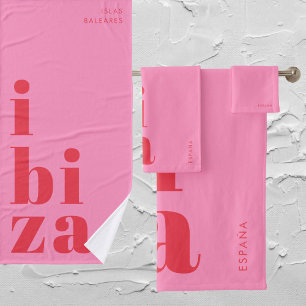 Stilvolles Ibiza Badetuch Set
