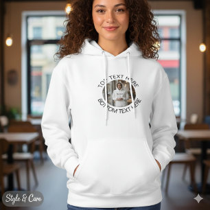 Stilvolles individuelles Frauen-T-Shirt mit kreisf Hoodie