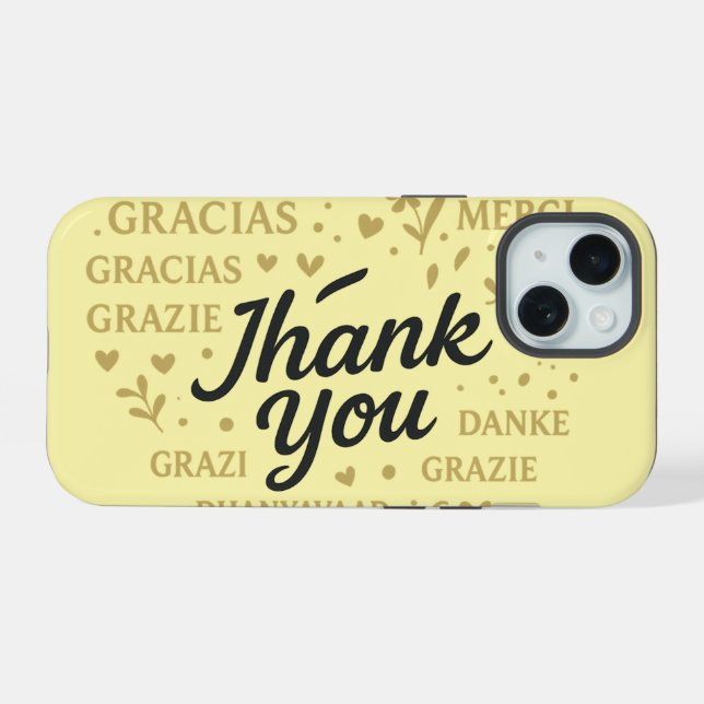 Stilvolles iPhone 15 Case - Geschenk zum Schutz un Hülle (Rückseite (Horizontal))