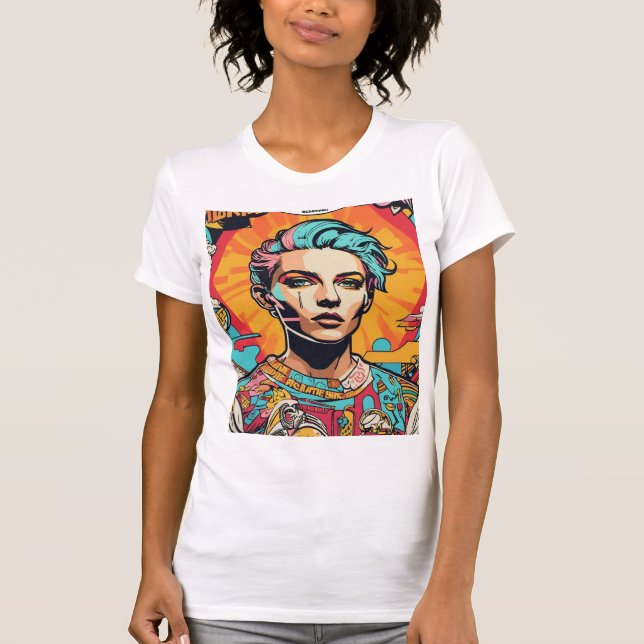 stilvolles Jungenhemd T-Shirt (Vorderseite)