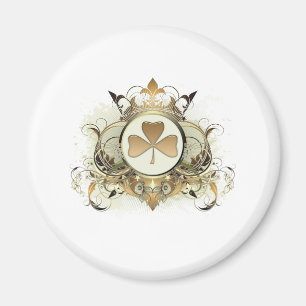 Stilvolles Kleeblatt Magnet