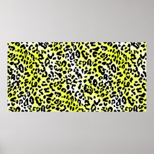 Stilvolles Kleidungsdesign mit Leopardenhaut-Mante Poster