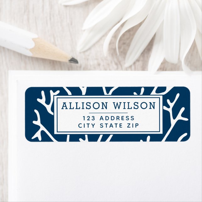 Stilvolles Korallenmuster - Aquamarines Thema des  (Insitu)